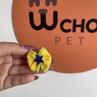 Laço mini Brasil 🇧🇷 ⭐️-17 unidades