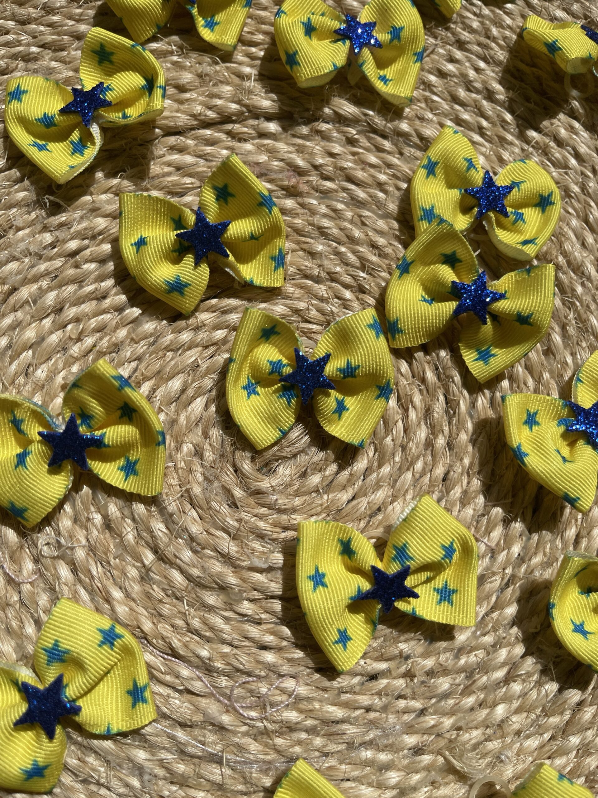 Laço 💙💛 Estrela do Hexa- 10 unidades - Imagem 2