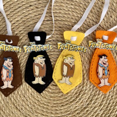Gravatas Flintstones- 10 unidades