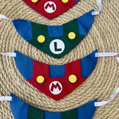 Bandanas Mario - 10 unidades (M)